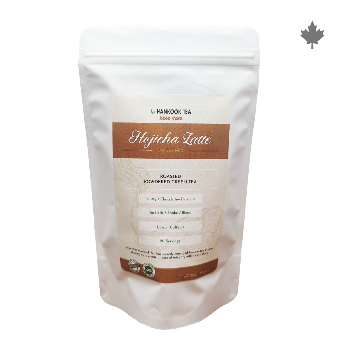Hojicha Latte - Roasted Powdered Green Tea [250g polybag]