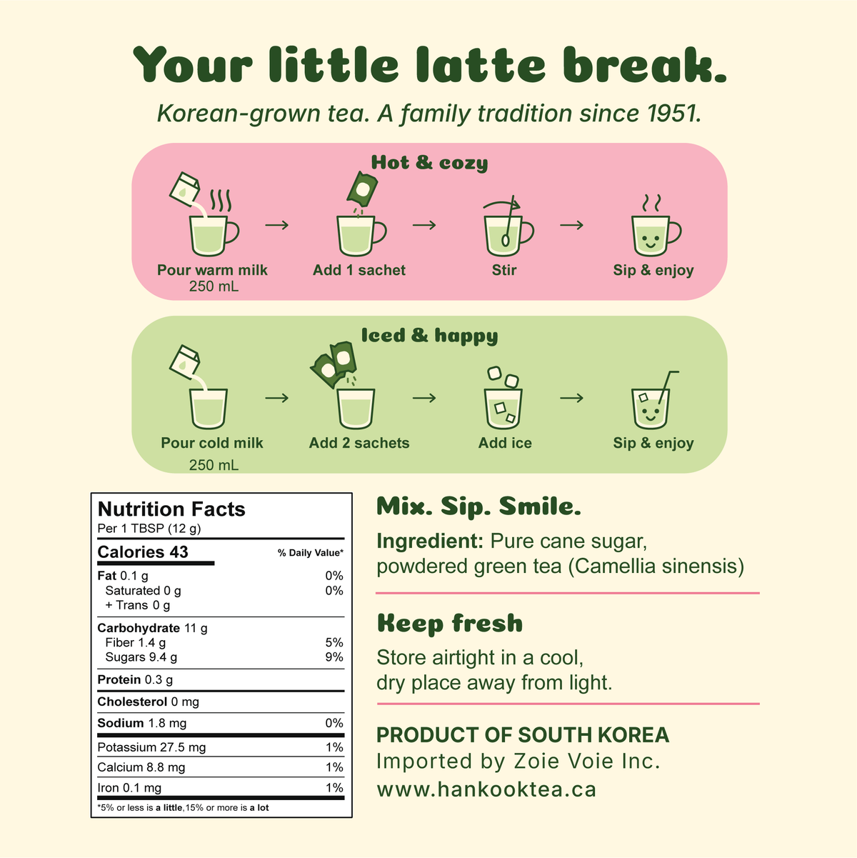 Matcha Latte Minis — 4-Pack